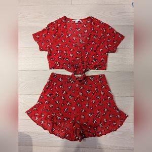 Matching Shorts and Shirt Set